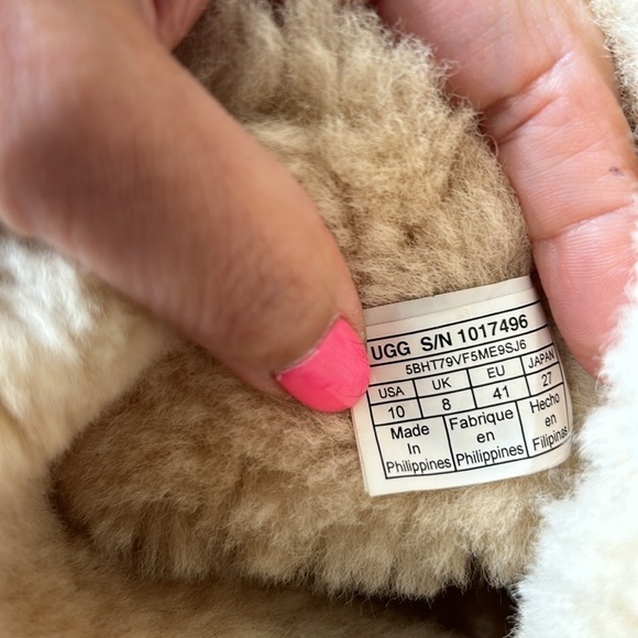 Ugg Australia MAIA leather drawstring metal beads suede boot Size 10 - Picture 5 of 14